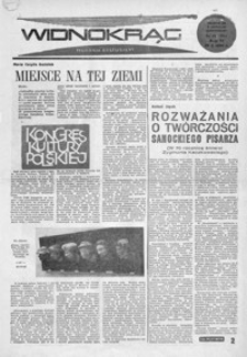 Widnokrąg : tygodnik kulturalny. 1966, nr 42 (23 października)