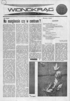 Widnokrąg : tygodnik kulturalny. 1966, nr 45 (13 listopada)