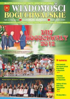 Wiadomości Boguchwalskie : biuletyn samorządowy miasta i gminy Boguchwała. 2012, nr 2 (76)