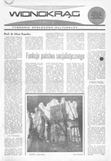 Widnokrąg : tygodnik społeczno-kulturalny. 1969, nr 15 (12 kwietnia)