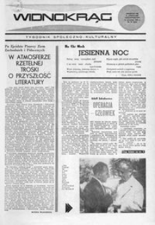 Widnokrąg : tygodnik społeczno-kulturalny. 1969, nr 37 (13 września)