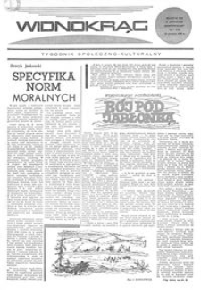 Widnokrąg : tygodnik społeczno-kulturalny. 1970, nr 5 (31 stycznia)