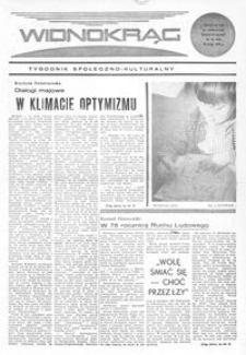Widnokrąg : tygodnik społeczno-kulturalny. 1970, nr 20 (16 maja)