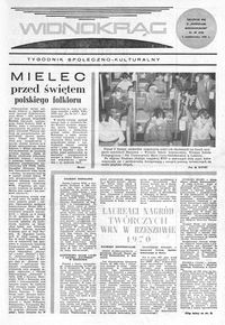 Widnokrąg : tygodnik społeczno-kulturalny. 1970, nr 40 (3 października)