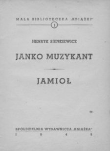 Janko Muzykant ; Jamioł