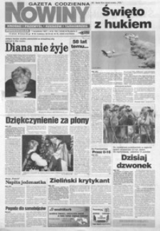 Nowiny : gazeta codzienna. 1997, nr 169-190 (wrzesień)