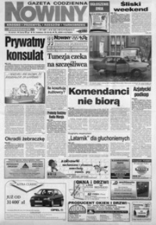 Nowiny : gazeta codzienna. 1997/1998, nr 233-253 (grudzień / styczeń)