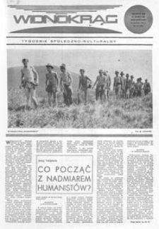 Widnokrąg : tygodnik społeczno-kulturalny. 1971, nr 33 (14 sierpnia)