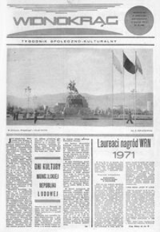 Widnokrąg : tygodnik społeczno-kulturalny. 1971, nr 48 (27 listopada)