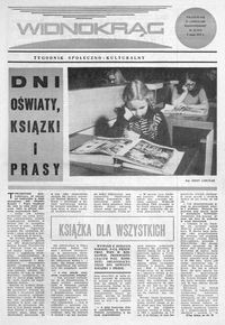 Widnokrąg : tygodnik społeczno-kulturalny. 1972, nr 18 (6 maja)