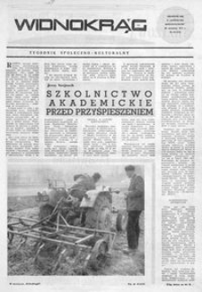 Widnokrąg : tygodnik społeczno-kulturalny. 1972, nr 39 (30 września)