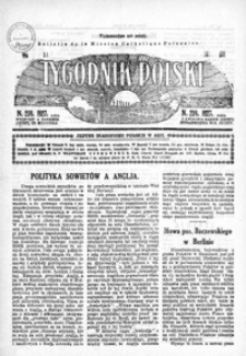 Tygodnik Polski : Bulletin de la Mission Catholique Polonaise : jedyne czasopismo polskie w Azji. 1927, R. 6, nr 259-262 (kwiecień)