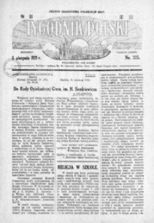 Tygodnik Polski : jedyne czasopismo polskie w Azji. 1928, R. 7, nr 325, 327-328 (sierpień)
