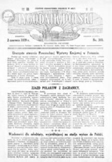 Tygodnik Polski : jedyne czasopismo polskie w Azji. 1929, R. 7/8, nr 368-372 (czerwiec)