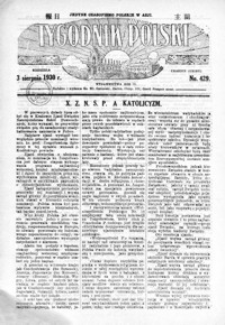 Tygodnik Polski : jedyne czasopismo polskie w Azji. 1930, R. 9, nr 429 (sierpień)