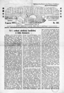 Tygodnik Polski. 1933, R. 11, nr 563-566 (marzec)