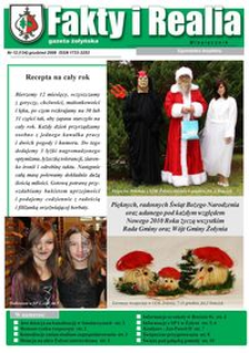 Fakty i Realia : gazeta żołyńska. 2009, nr 12 (grudzień)