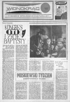 Widnokrąg : tygodnik społeczno-kulturalny. 1973, nr 23 (9 czerwca)