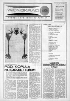 Widnokrąg : tygodnik społeczno-kulturalny. 1984, nr 21 (22 maja)
