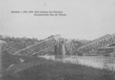 Rzeszów r. 1914-1915. Most kolejowy nad Wisłokiem = Eisenbahnbrücke über die Wisłoka [Pocztówka]