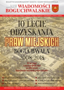 Wiadomości Boguchwalskie : biuletyn samorządowy miasta i gminy Boguchwała. 2018, nr 1 (112)