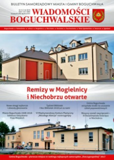 Wiadomości Boguchwalskie : biuletyn samorządowy miasta i gminy Boguchwała. 2018, nr 3 (114)