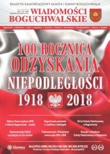 Wiadomości Boguchwalskie : biuletyn samorządowy miasta i gminy Boguchwała. 2018, nr 5 (116)