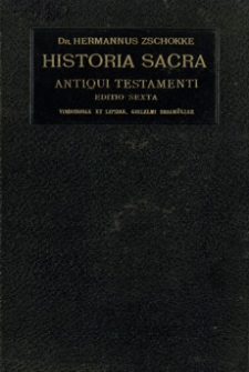 Historia sacra Antiqui Testamenti