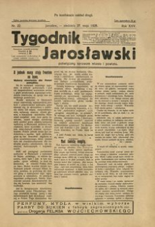 Tygodnik Jarosławski : poświęcony sprawom miasta i powiatu. 1928, R. 25, nr 22 (maj)