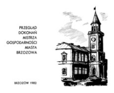 Przegląd dokonań Mistrza Gospodarności miasta Brzozowa