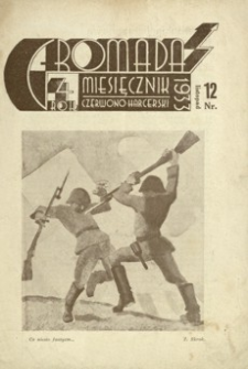 Gromada : miesięcznik czerwono - harcerski. 1933, R. 4, nr 12 (listopad)