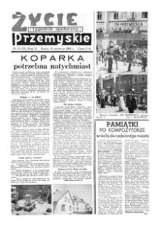 Życie Przemyskie : tygodnik społeczny. 1968, R. 2, nr 25 (33) (19 czerwca)