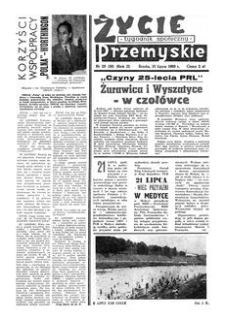 Życie Przemyskie : tygodnik społeczny. 1968, R. 2, nr 28 (36) (10 lipca)