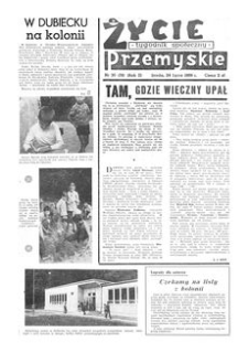 Życie Przemyskie : tygodnik społeczny. 1968, R. 2, nr 30 (38) (24 lipca)