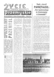 Życie Przemyskie : tygodnik społeczny. 1968, R. 2, nr 35 (43) (28 sierpnia)