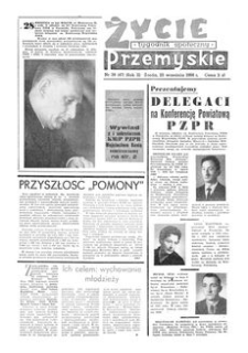 Życie Przemyskie : tygodnik społeczny. 1968, R. 2, nr 39 (47) (25 września)