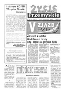 Życie Przemyskie : tygodnik społeczny. 1968, R. 2, nr 46 (54) (13 listopada)