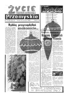 Życie Przemyskie : tygodnik społeczny. 1968, R. 2, nr 52 (60) (25 grudnia)