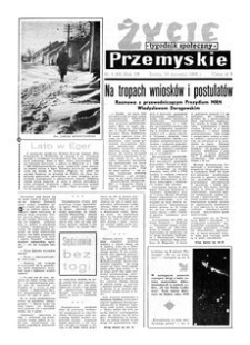 Życie Przemyskie : tygodnik społeczny. 1969, R. 3, nr 4 (64) (22 stycznia)