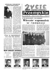 Życie Przemyskie : tygodnik społeczny. 1969, R. 3, nr 11 (71) (12 marca)