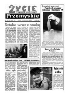 Życie Przemyskie : tygodnik społeczny. 1969, R. 3, nr 23 (83) (4 czerwca)