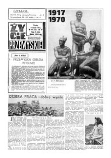 Życie Przemyskie : tygodnik społeczny. 1970, R. 4, nr 44 (157) (4 listopada)