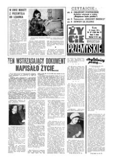 Życie Przemyskie : tygodnik społeczny. 1970, R. 4, nr 47 (160) (25 listopada)