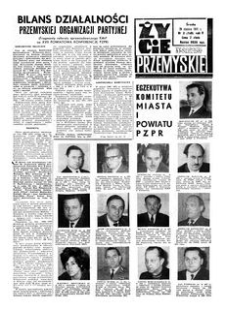 Życie Przemyskie : tygodnik społeczny. 1971, R. 5, nr 3 (168) (20 stycznia)
