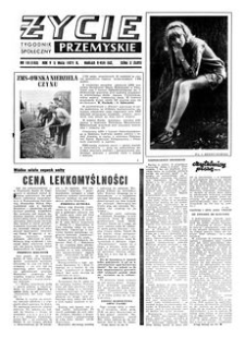 Życie Przemyskie : tygodnik społeczny. 1971, R. 5, nr 18 (183) (5 maja)