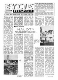 Życie Przemyskie : tygodnik społeczny. 1971, R. 5, nr 35 (200) (1 września)