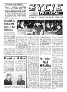 Życie Przemyskie : tygodnik społeczny. 1971, R. 5, nr 43 (208) (27 października)
