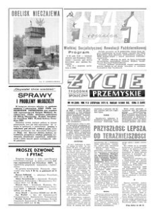 Życie Przemyskie : tygodnik społeczny. 1971, R. 5, nr 44 (209) (3 listopada)