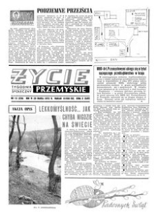 Życie Przemyskie : tygodnik społeczny. 1972, R. 6, nr 13 (230) (29 marca)