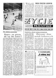 Życie Przemyskie : tygodnik społeczny. 1972, R. 6, nr 20 (237) (17 maja)